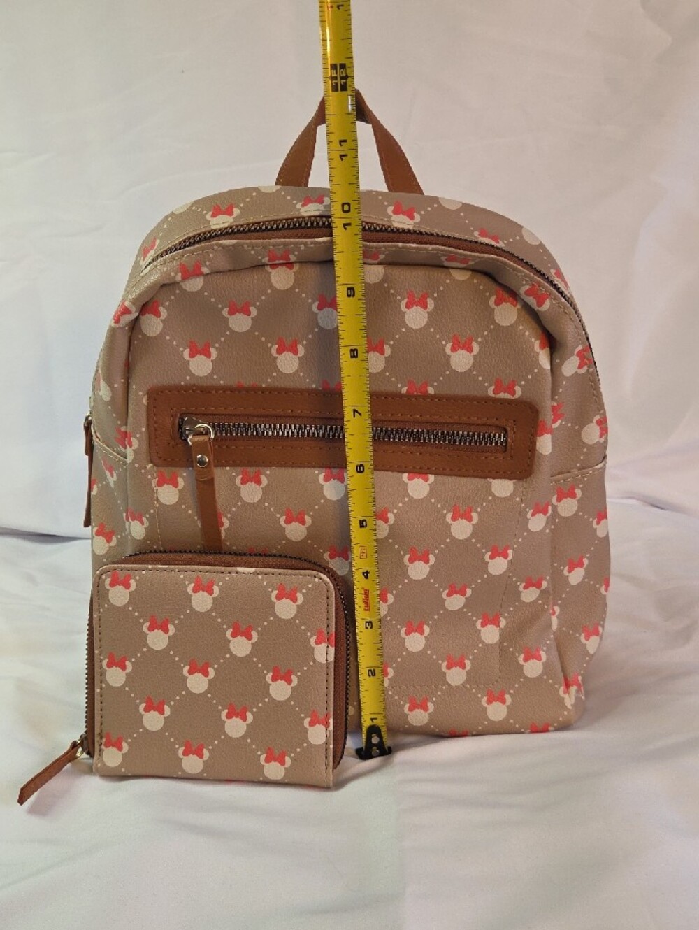 Disney Beige Patterned Mini Backpack and Wallet Set - Picture 7 of 8